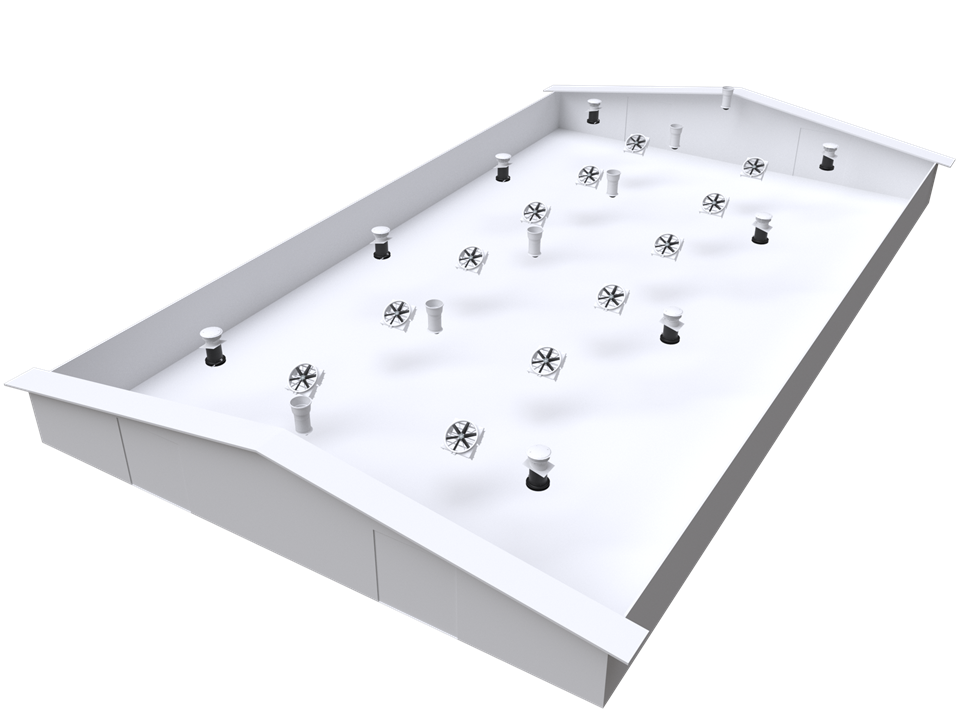 Equal pressure ventilation by SKOV-SECCO